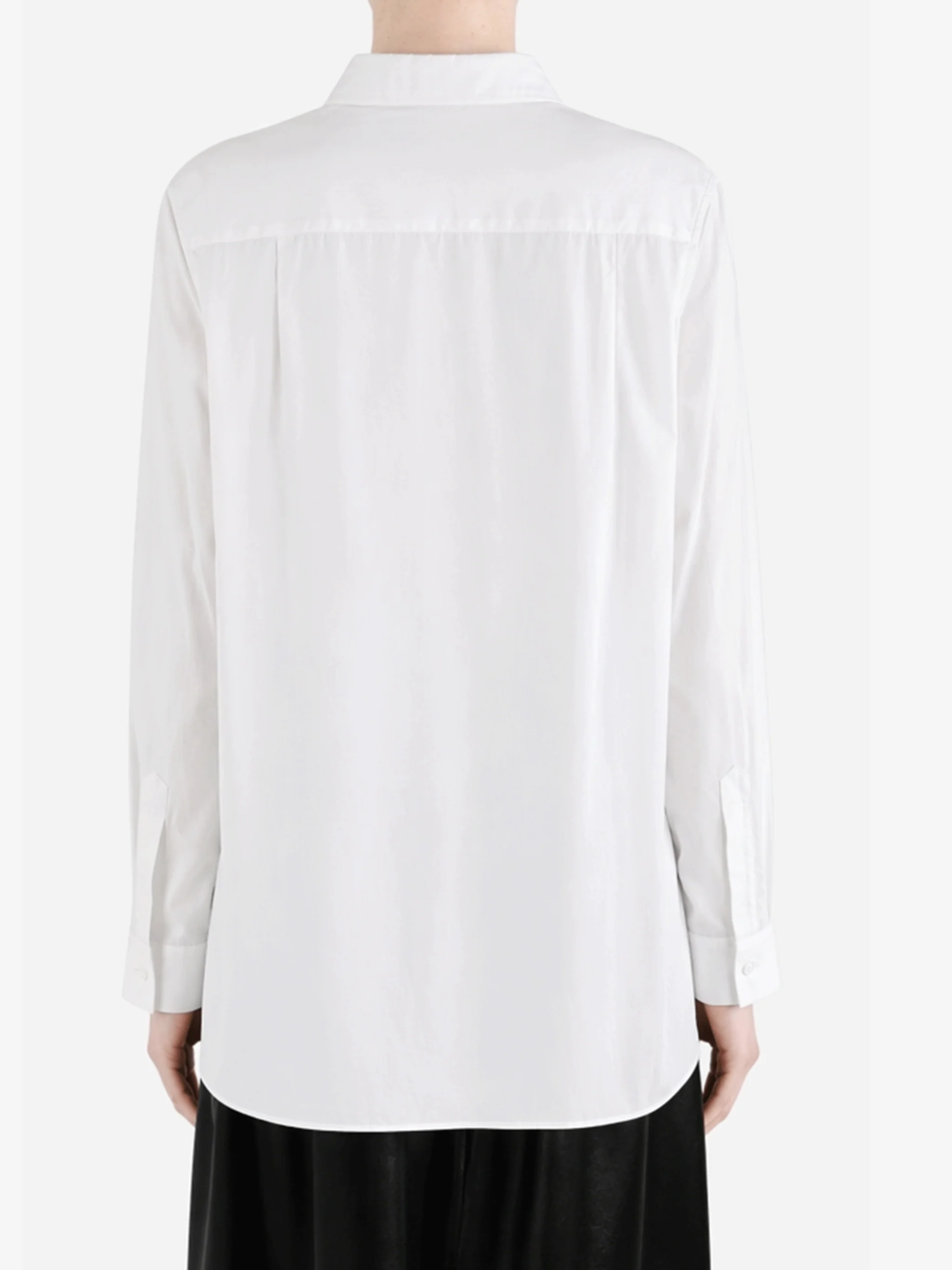 Y'S - Women Cotton Broad Left Side Tuck Shirt - Image 3