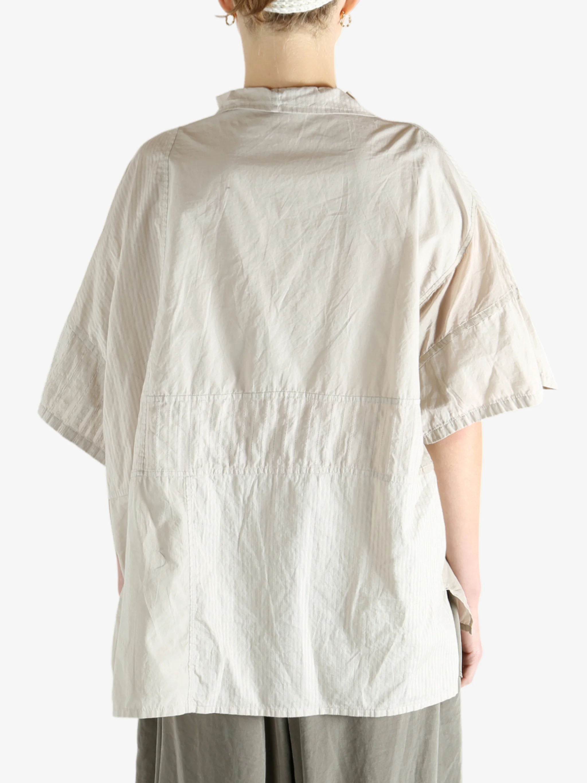 Y'S - Women Half Sleeve Gown Shirt - Image 3