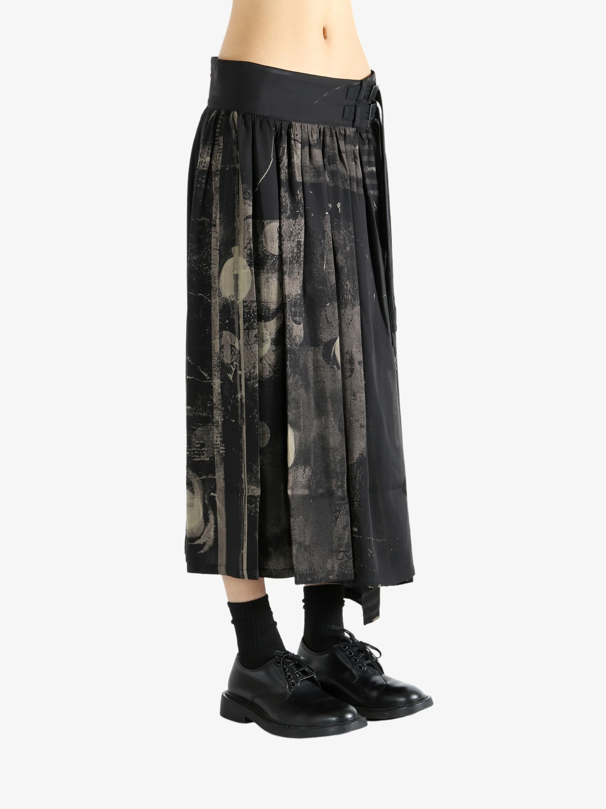 Y'S - Women I-Asymmetrical Gathered Skirt - Image 2