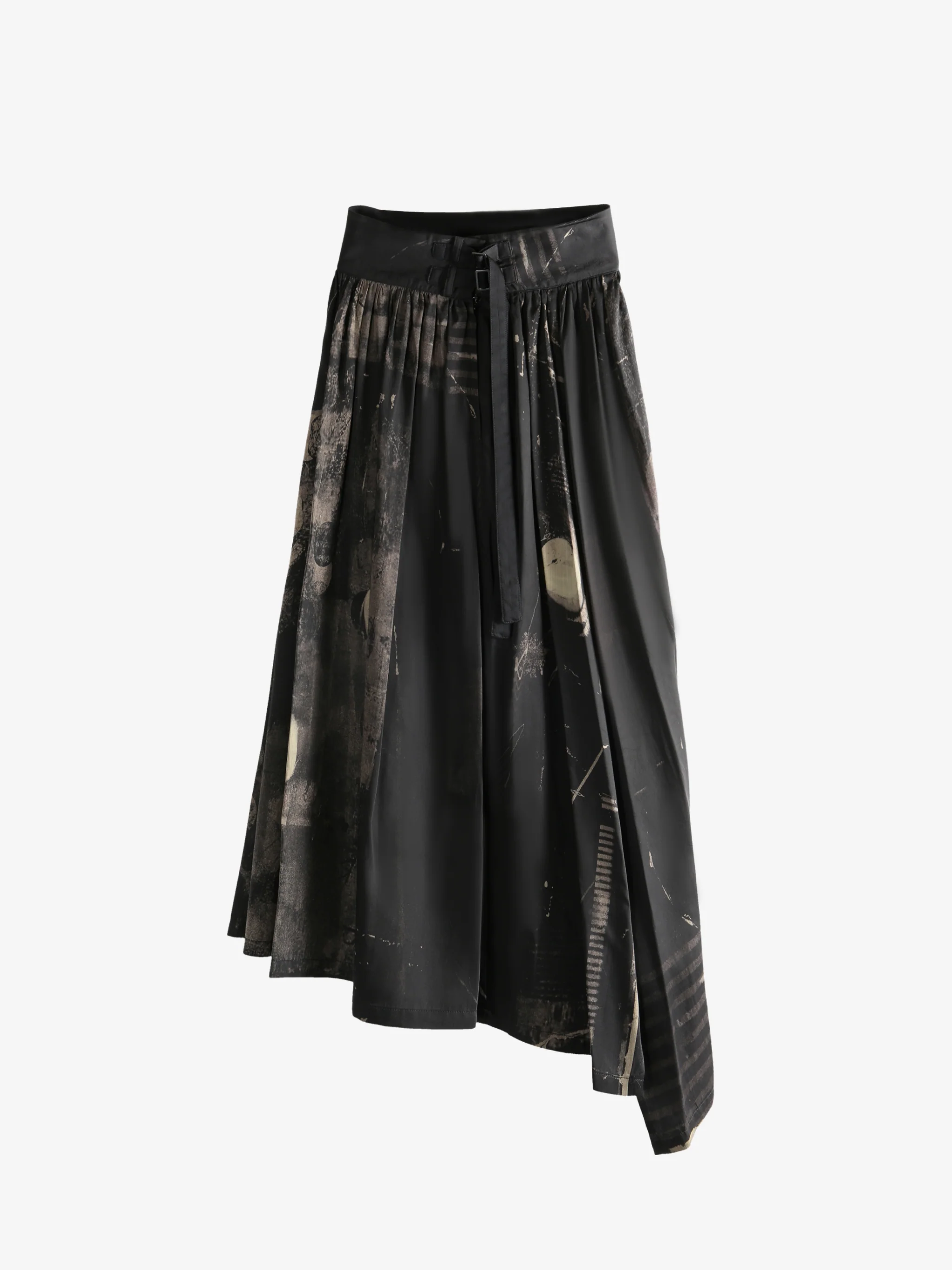 Y'S - Women I-Asymmetrical Gathered Skirt - Image 4