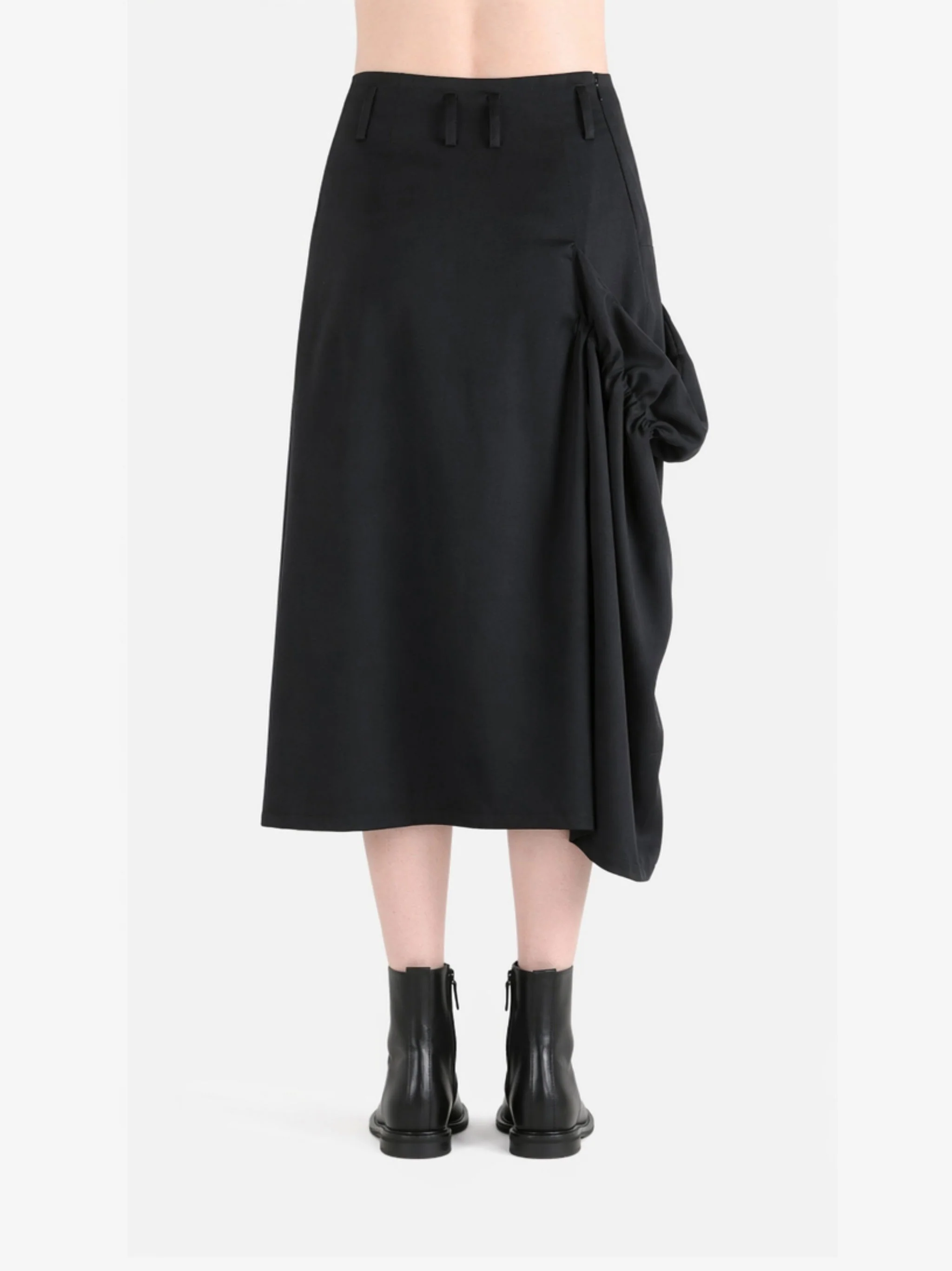 Y'S - Women Side Gather Skirt - Image 3
