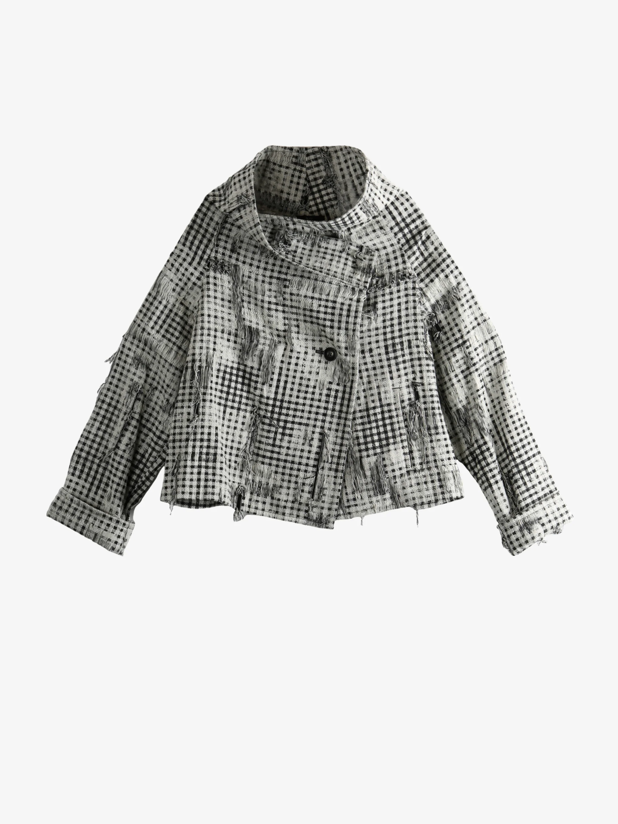 Y'S - Women U-Curve Wrap Jacket - Image 5