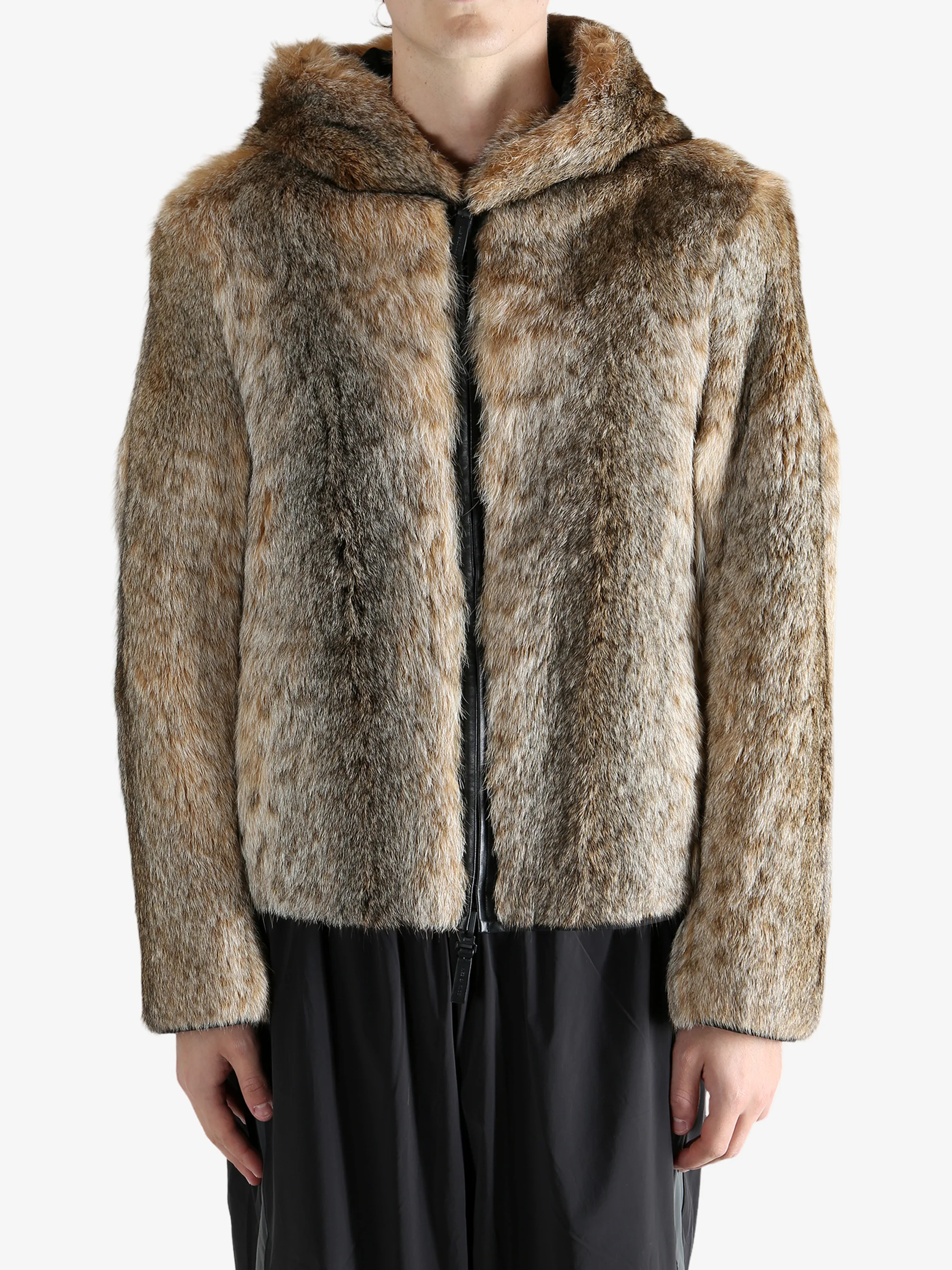 YVES SALOMON - Men Lynx Fur Reversible Jacket