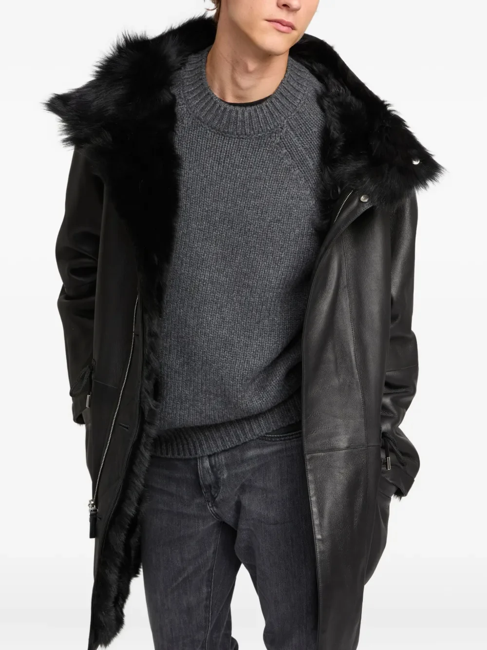 YVES SALOMON - Men Toscana Lambskin Jacket - Image 2