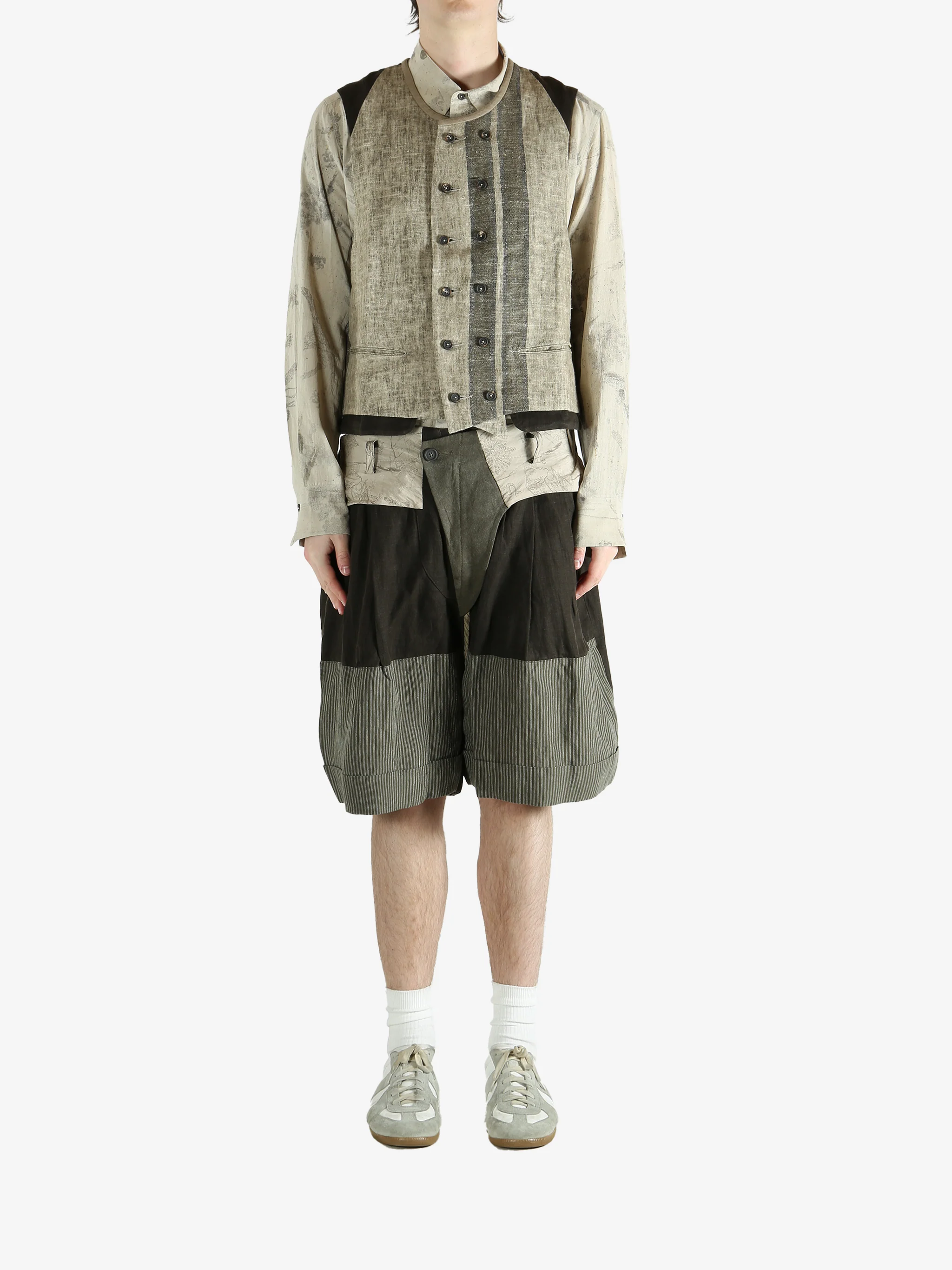 ZIGGY CHEN - Men Classic Double Breasted Gilet - Image 4