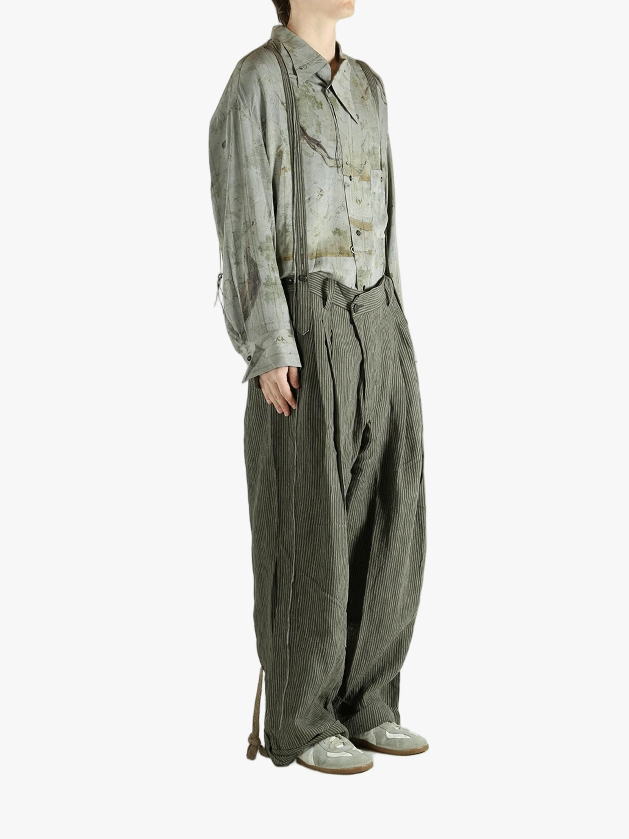 ZIGGY CHEN - Men Detachable Suspender Trousers - Image 2