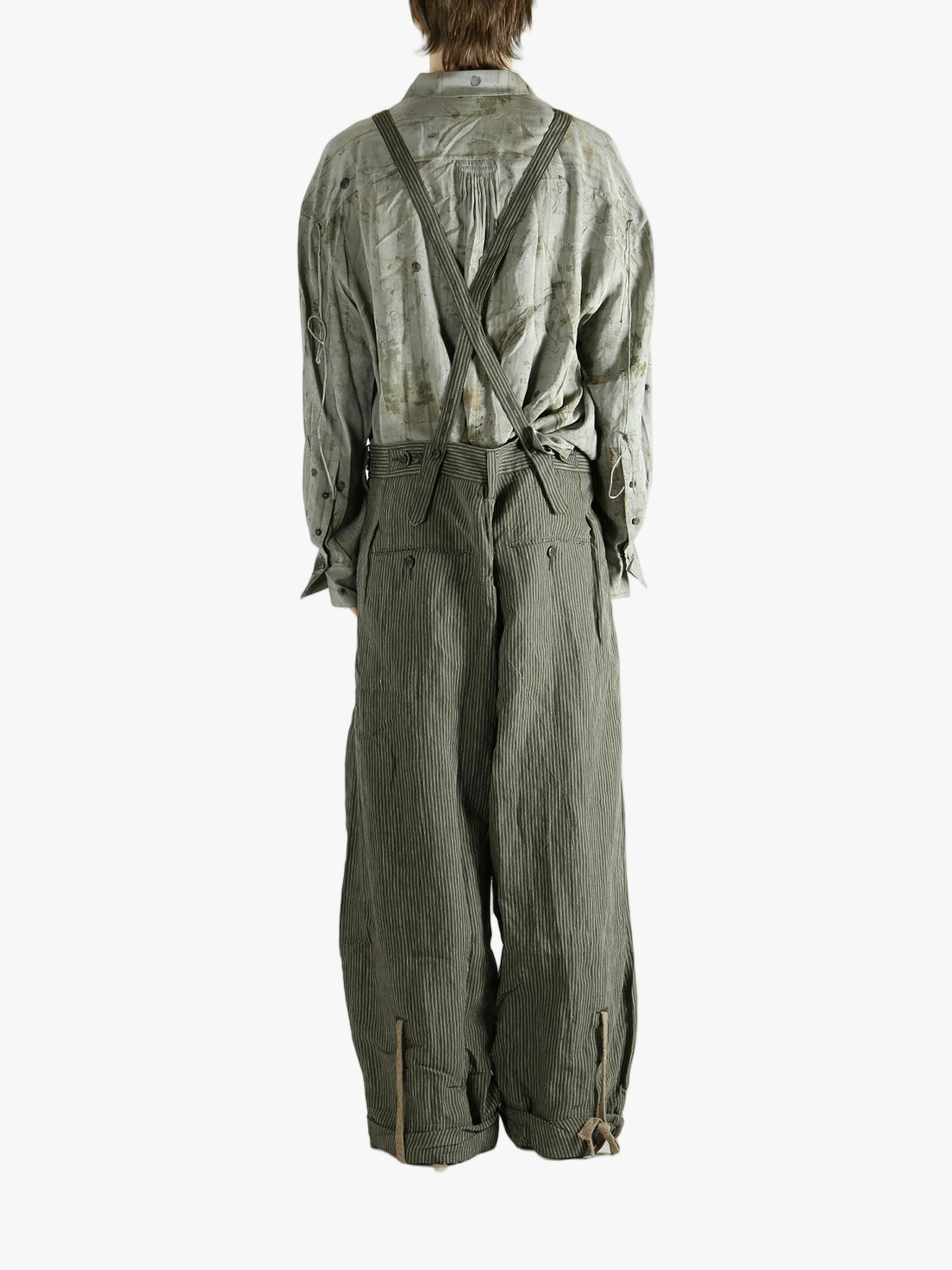 ZIGGY CHEN - Men Detachable Suspender Trousers - Image 3