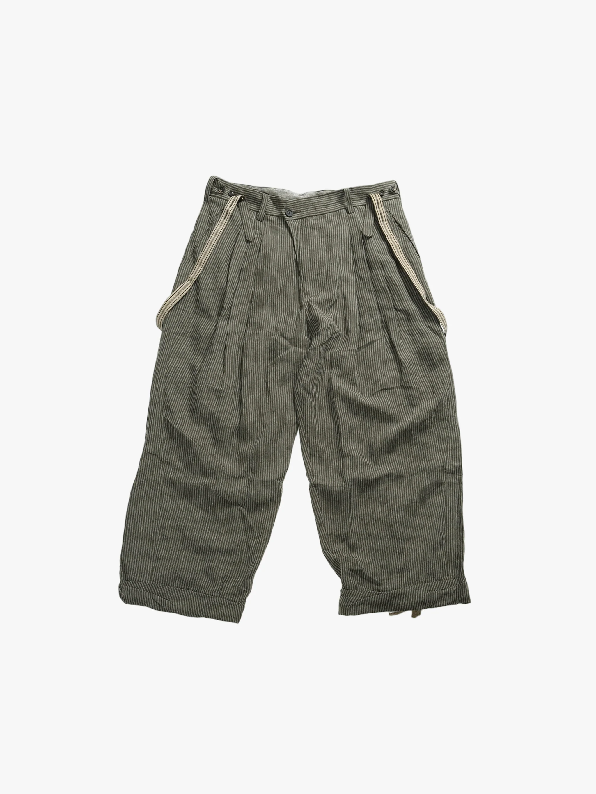 ZIGGY CHEN - Men Detachable Suspender Trousers - Image 4