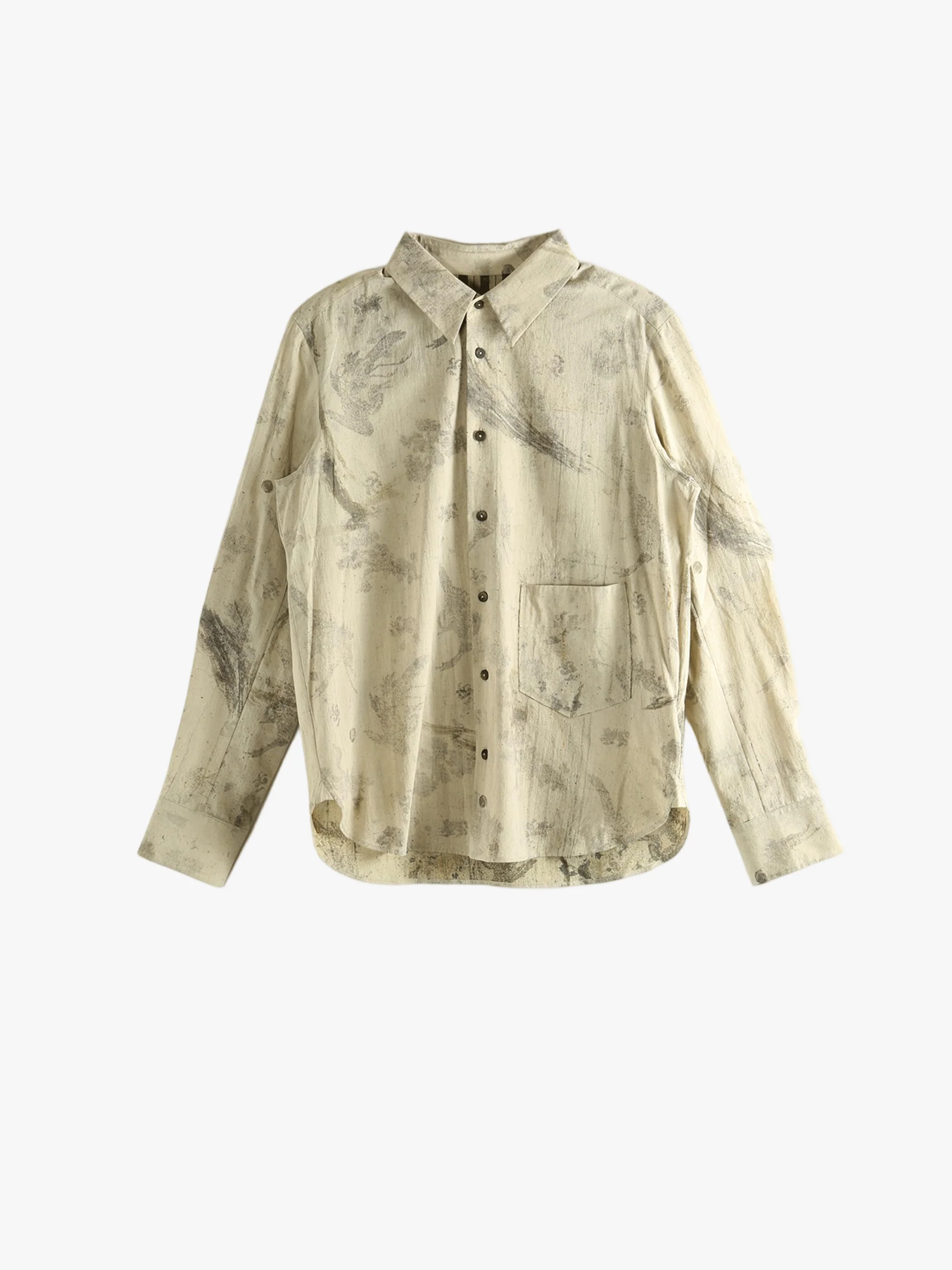 ZIGGY CHEN - Men Digital Print Pocket Shirt - Image 5