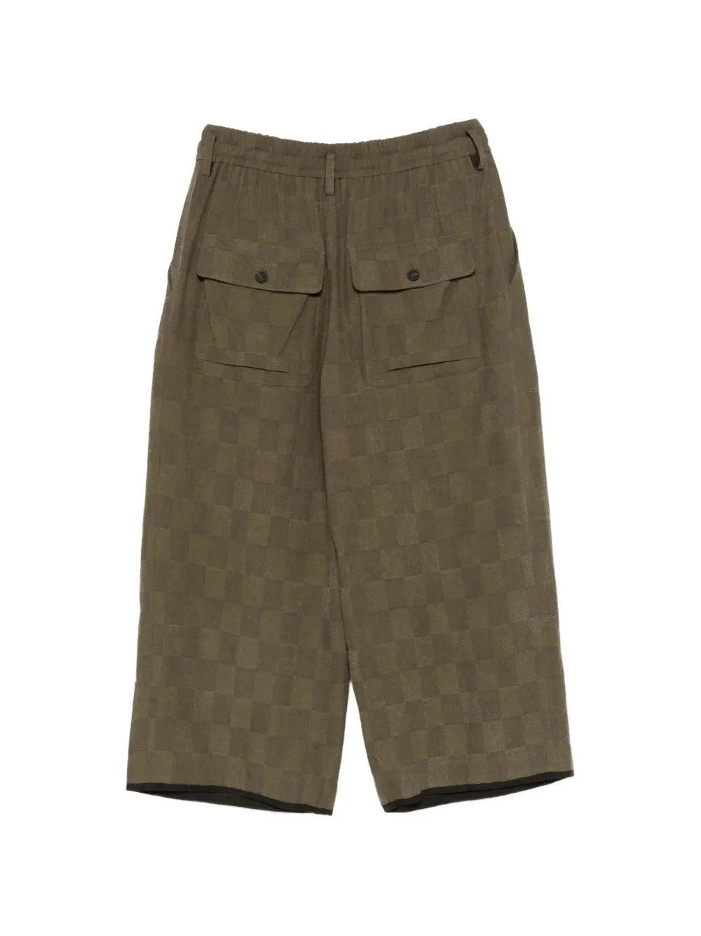 ZIGGY CHEN - Men Pleated Drawstring Trousers - Image 2